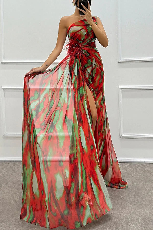 Tallulah™ | Vibrant Draped Dress