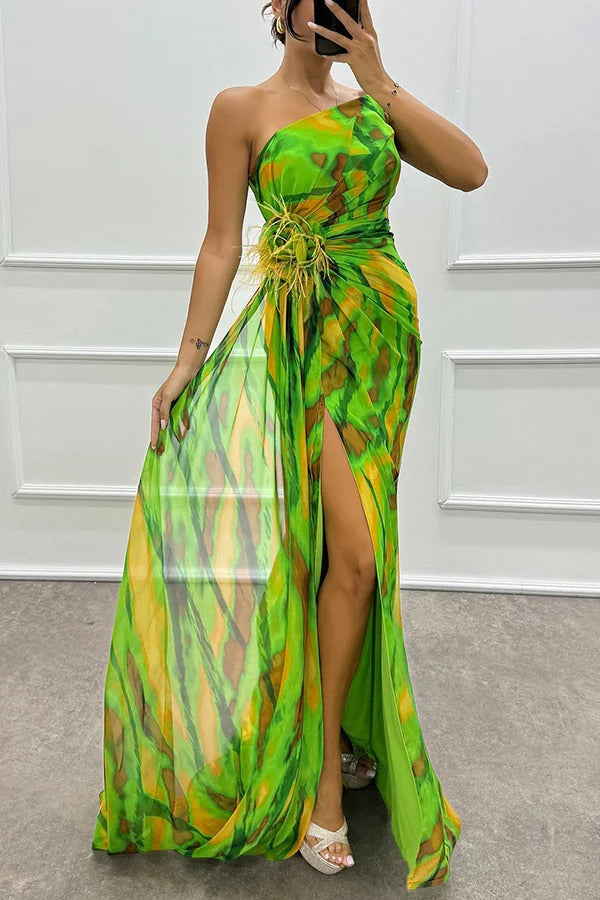 Tallulah™ | Vibrant Draped Dress