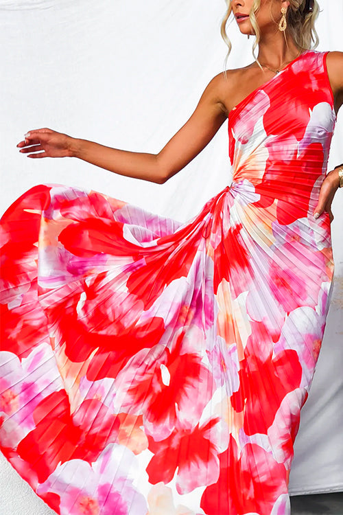 Mirelle™ | Vibrant Tropical Evening Dress