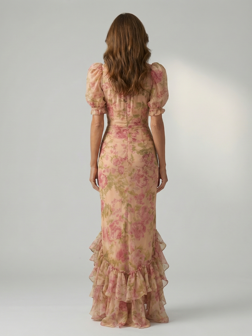 Esme | Gentle High Neck Maxi Dress