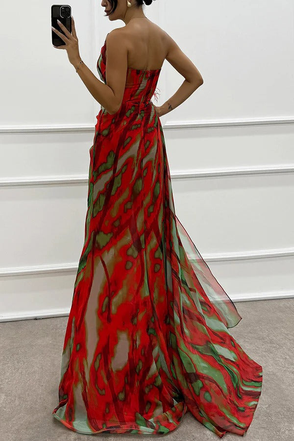 Tallulah™ | Vibrant Draped Dress