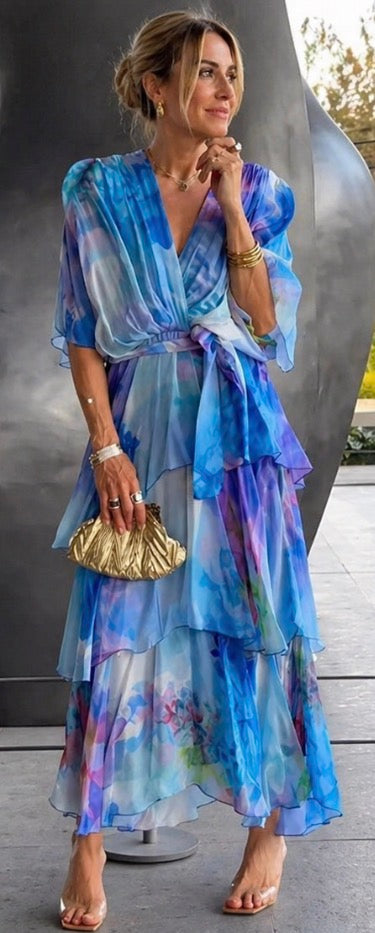 Annelise™ |Layered Floral Sun Dress