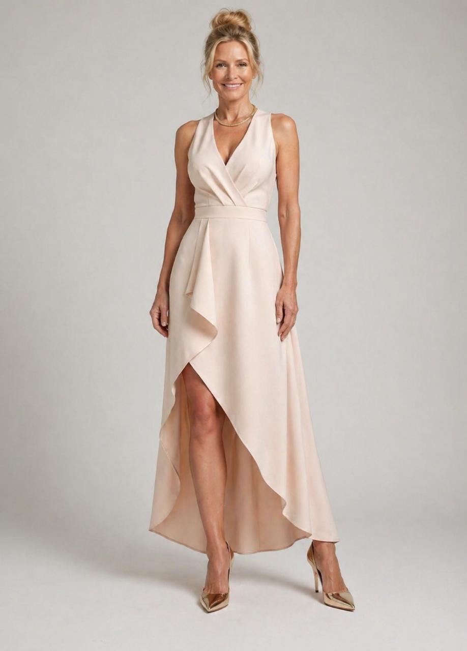 Adele™ |Midi Wrap Dress with V-Neck