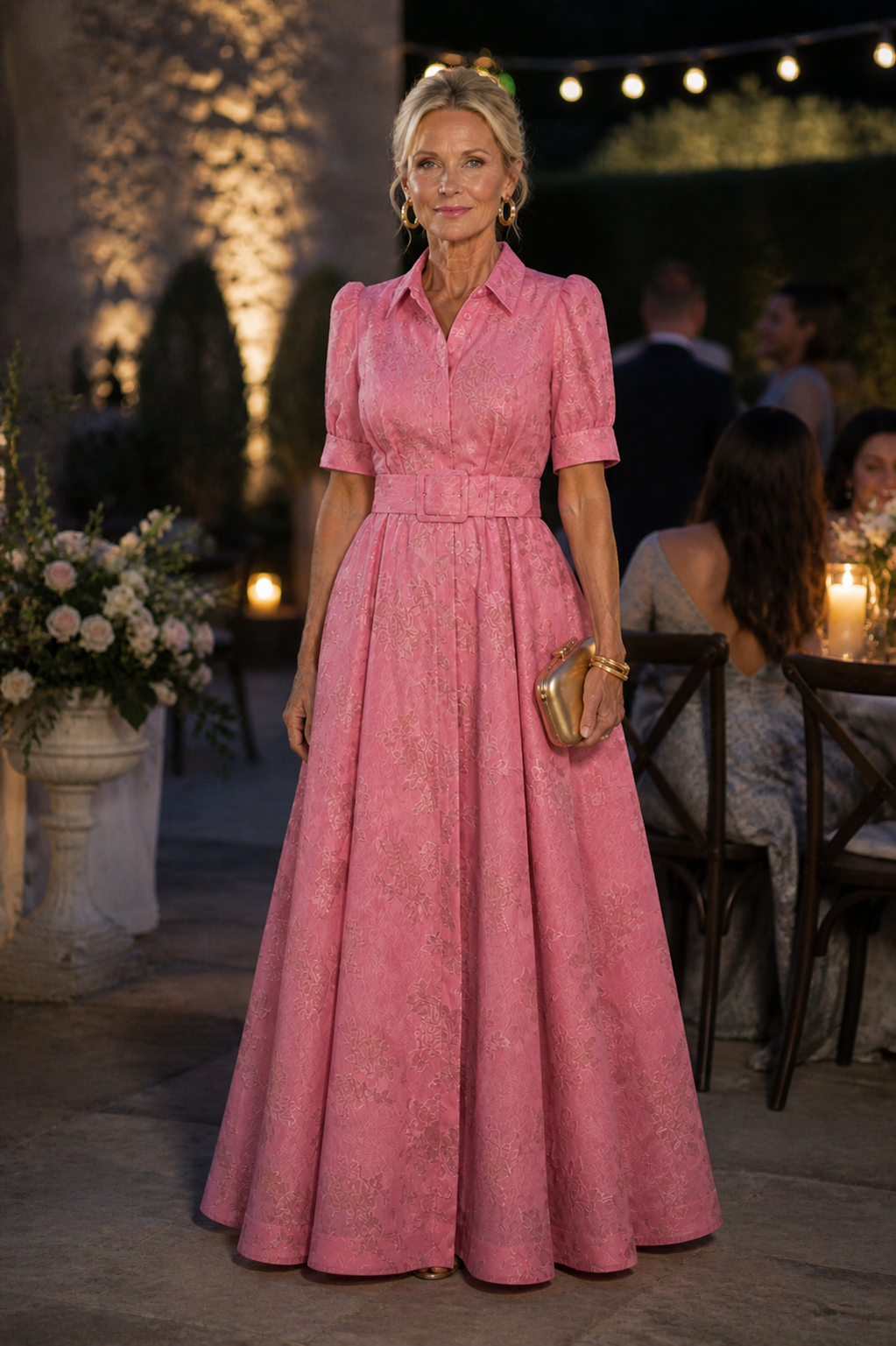 Estelle™ | Belted Floral Maxi Dress