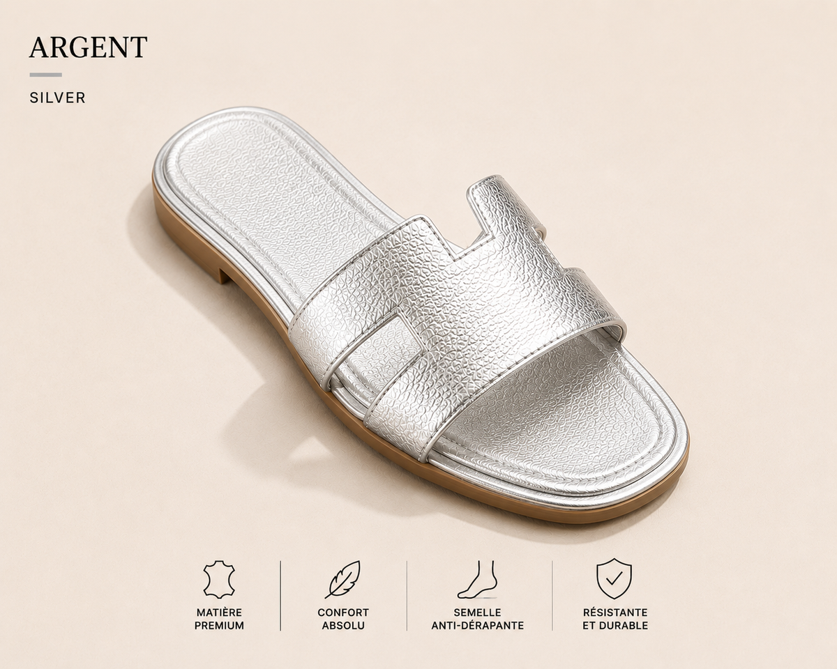 Women’s Flat Sandals with a Summery, Elegant Style