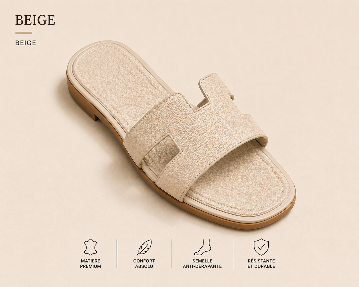Women’s Flat Sandals with a Summery, Elegant Style