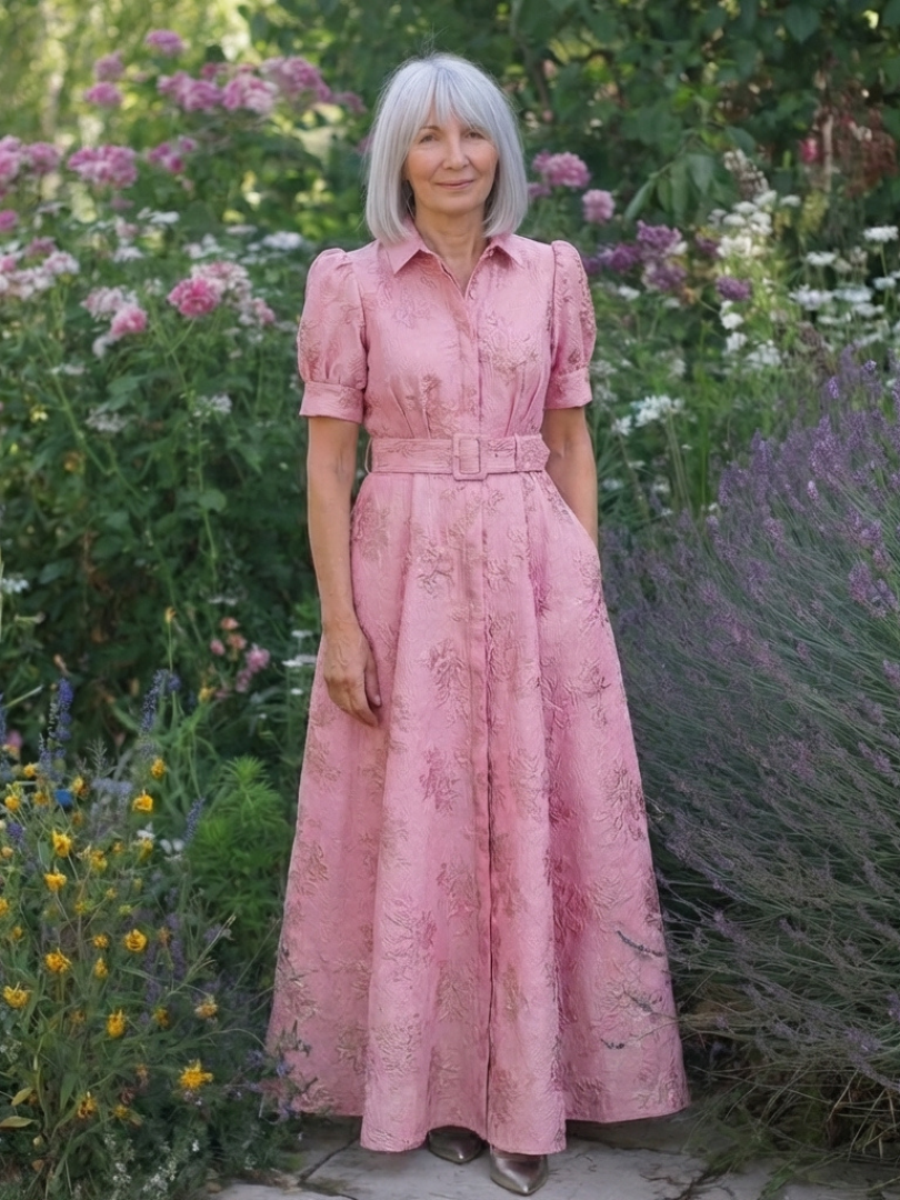 Estelle™ | Belted Floral Maxi Dress