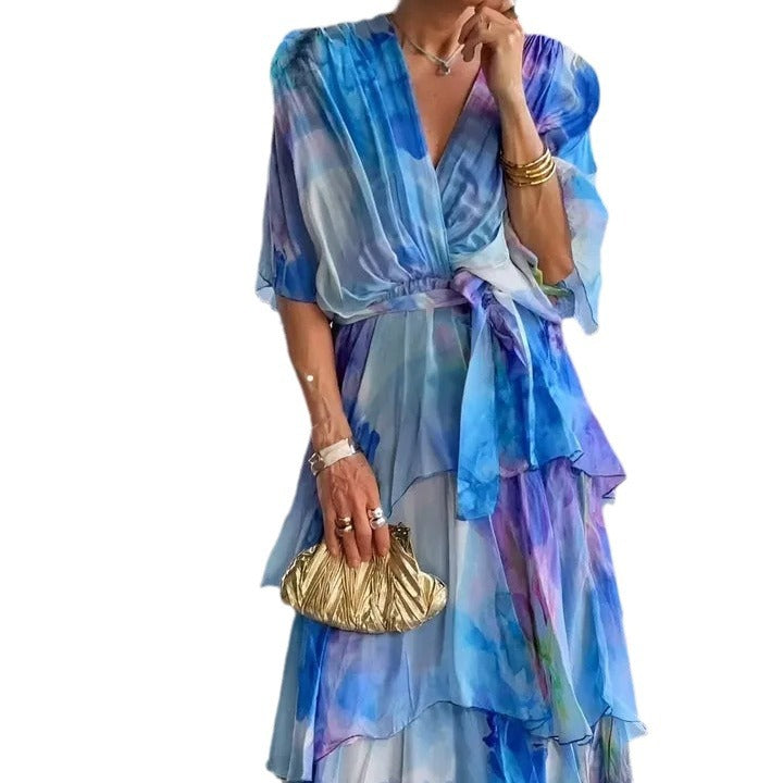 Annelise™ |Layered Floral Sun Dress