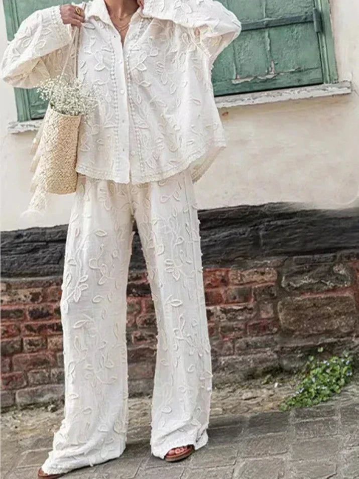 Alicia™ | Embroidered Relaxed Set