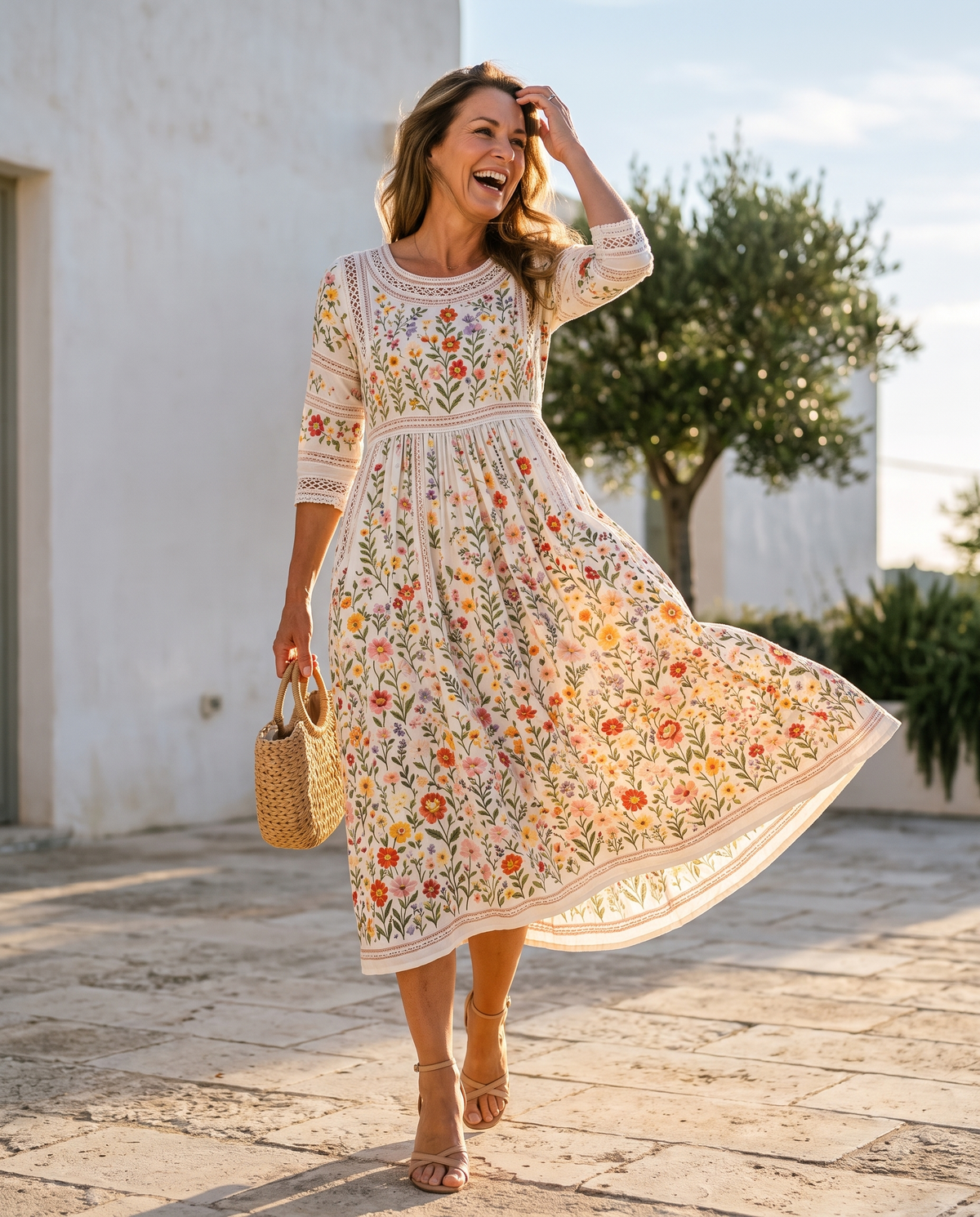 Wildflower's | Midi Spring Dress
